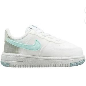 Toddler's Nike Force 1 Crater White/Copa-RiftBlue-Volt